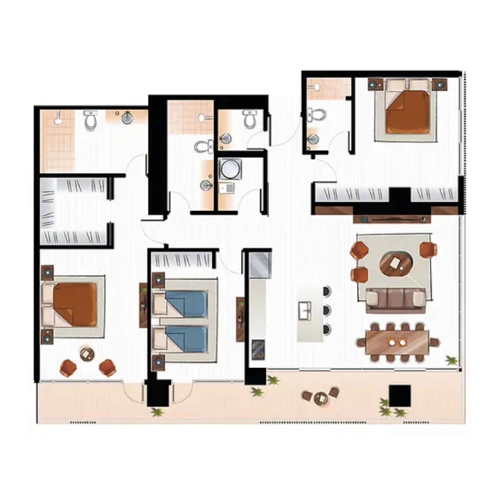 Plano 3-habitaciones